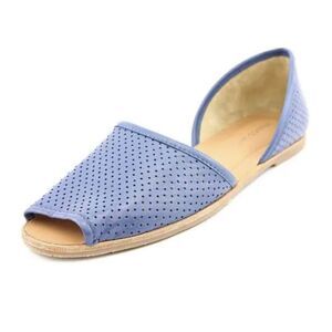 Franco Sarto Vada Blue Leather Flats 7